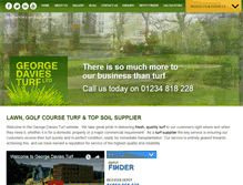 Tablet Screenshot of georgedaviesturf.co.uk